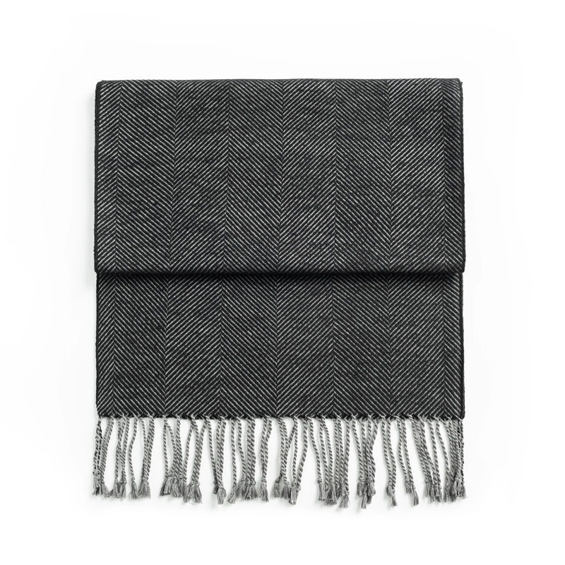 ILMIO 100% Brushed Silk Men`s Scarf - S02