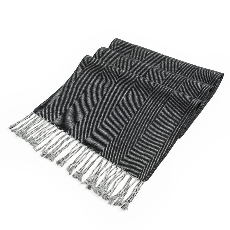 ILMIO 100% Brushed Silk Men`s Scarf - S02