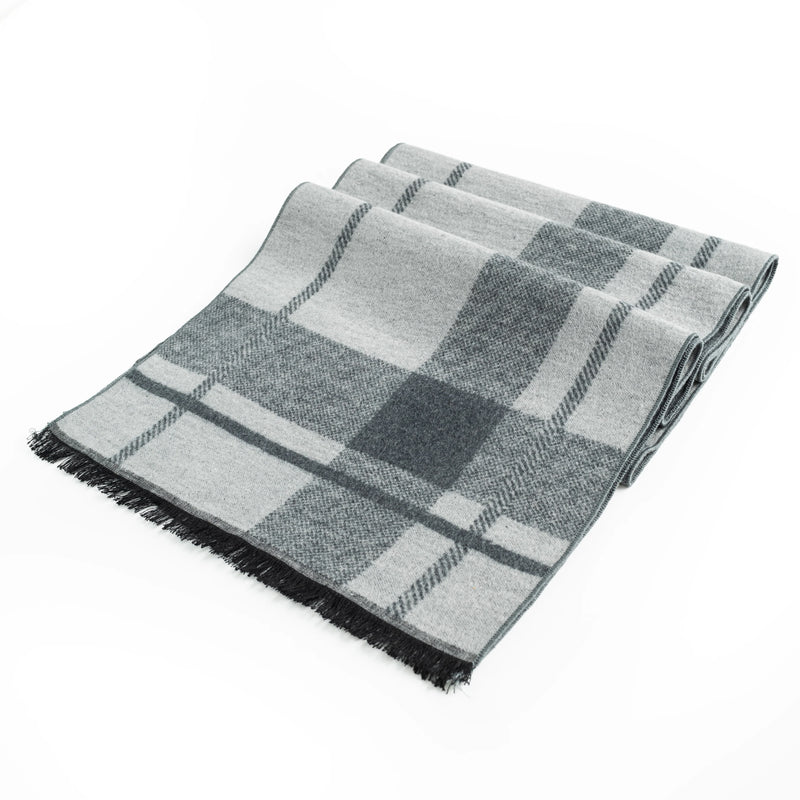 ILMIO 100% Brushed Silk Men`s Scarf - S07