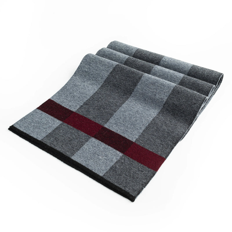 ILMIO 100% Knitted Wool Men`s Scarf - W02