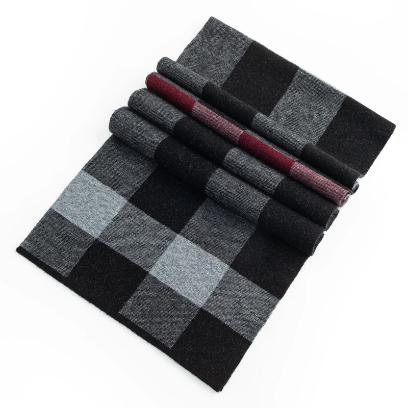 ILMIO 100% Knitted Wool Men`s Scarf - W03