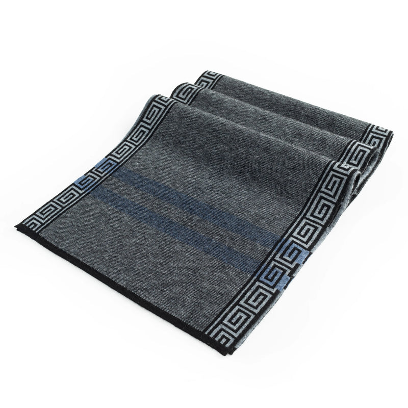 ILMIO 100% Knitted Wool Men`s Scarf - W05