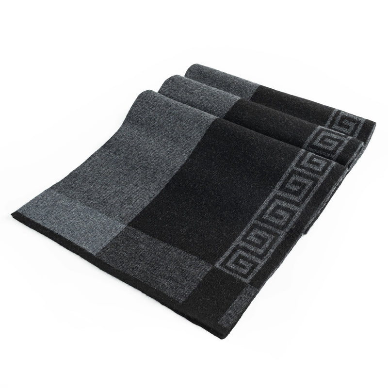 ILMIO 100% Knitted Wool Men`s Scarf - W06