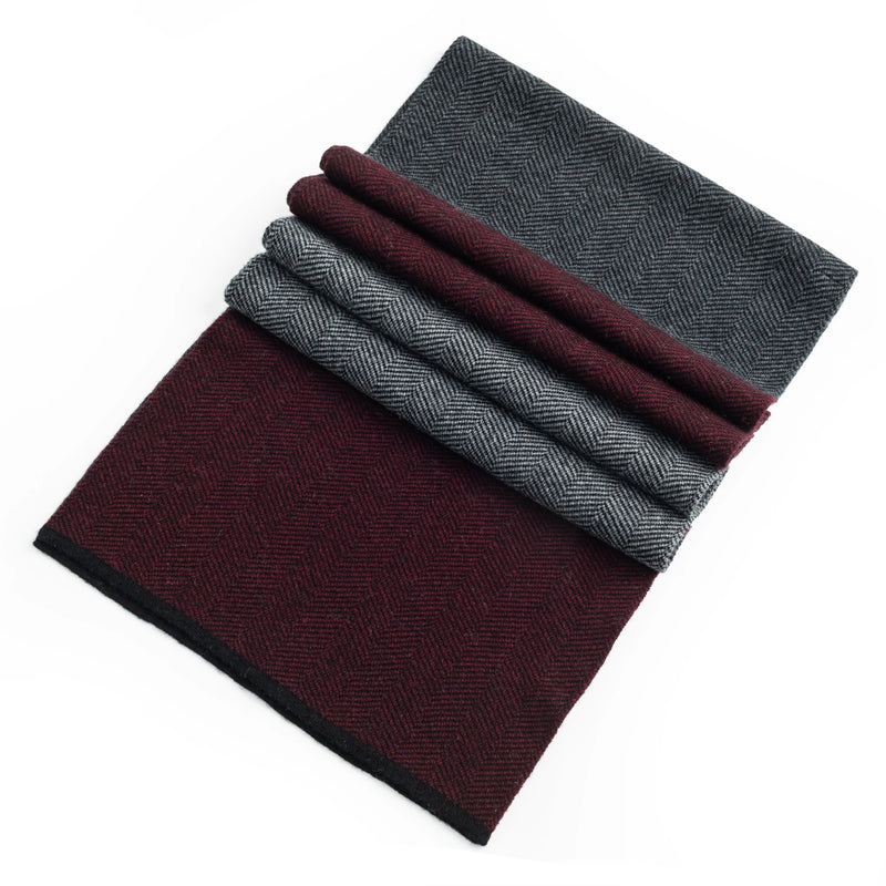 ILMIO 100% Knitted Wool Men`s Scarf - W08