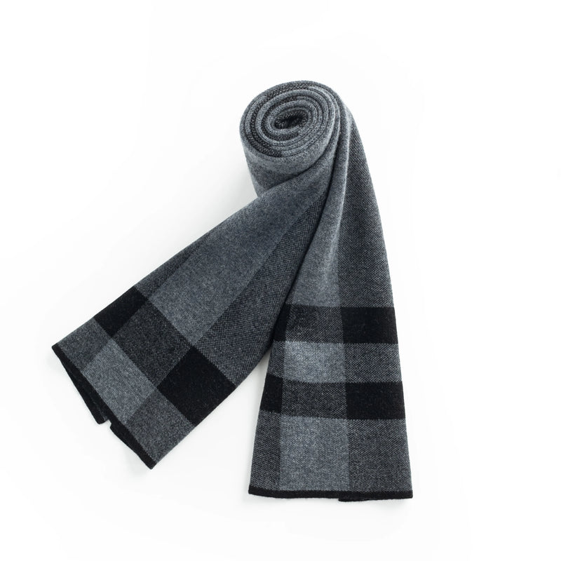 ILMIO 100% Knitted Wool Men`s Scarf - W09