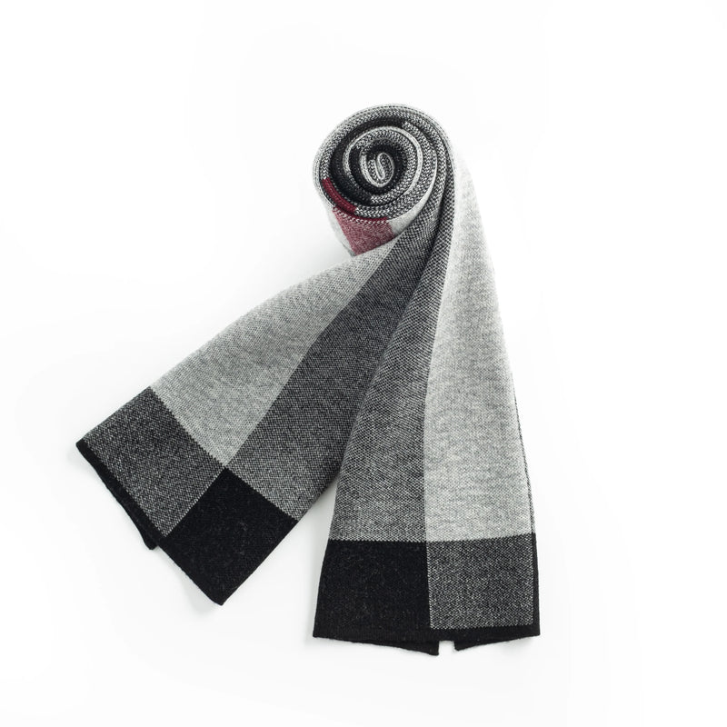 ILMIO 100% Knitted Wool Men`s Scarf - W10