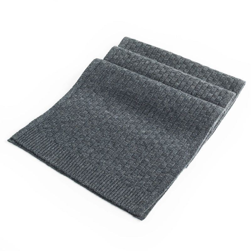 ILMIO 100% Knitted Wool Men`s Scarf - W12