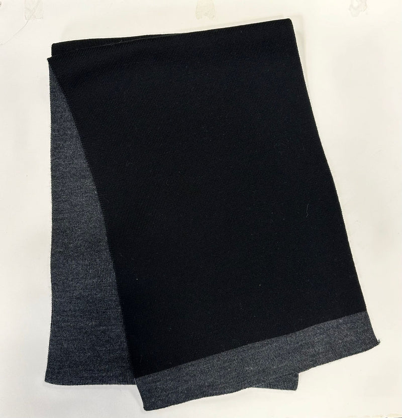 Zubii Knit Scarf  - Black & Charcoal