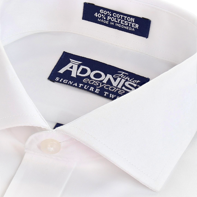 Boys Adonis cotton blend Signature Twill Shirt