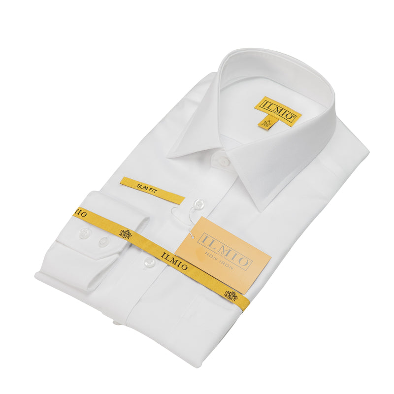 Boys F1 - Ilmio Gold Label  - Button Cuff (L/R) Cotton  Shirt