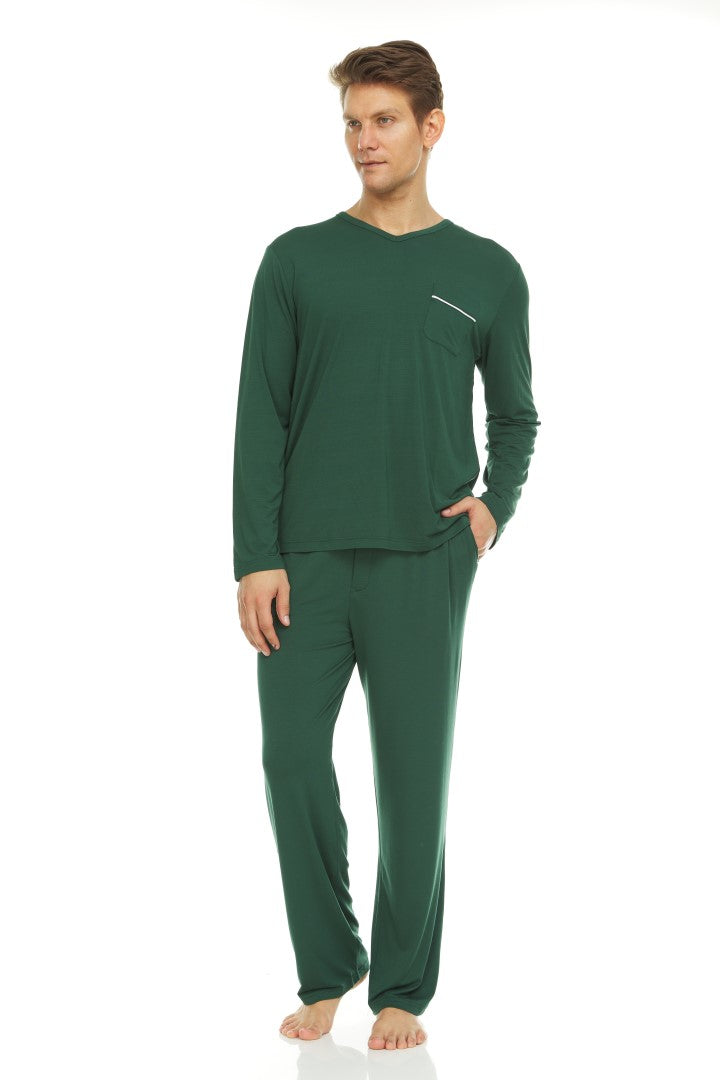 Symmar Men's Micro Model Pajama - Green