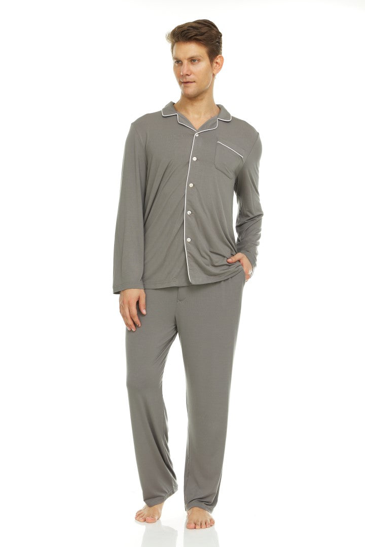 Symmar Men's Micro Model Pajama - Grey