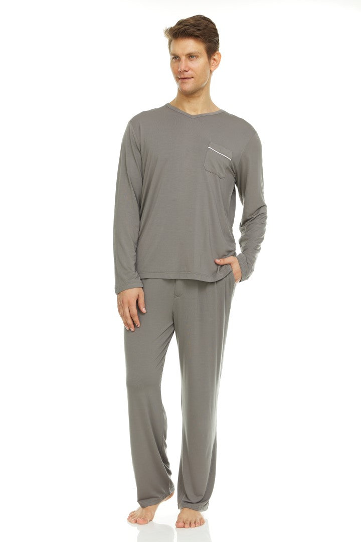 Symmar Men's Micro Model Pajama - Grey