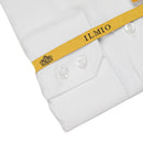 Mens - Ilmio Gold Label - Fine Twill Button Cuff (L/R) Cotton Shirt - With Pocket