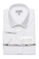 Mens - Ilmio Silver Label -Poly Cotton Twill Short Sleeve (L/R) Shirt
