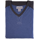 Mens Robes King Cotton Knit V Neck  Pajama