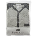 Mens Robes King Cotton Knit Night Shirt