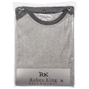 Mens Robes King Cotton Knit Crew Neck  Pajama