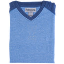 Mens Robes King Cotton Knit V Neck  Pajama