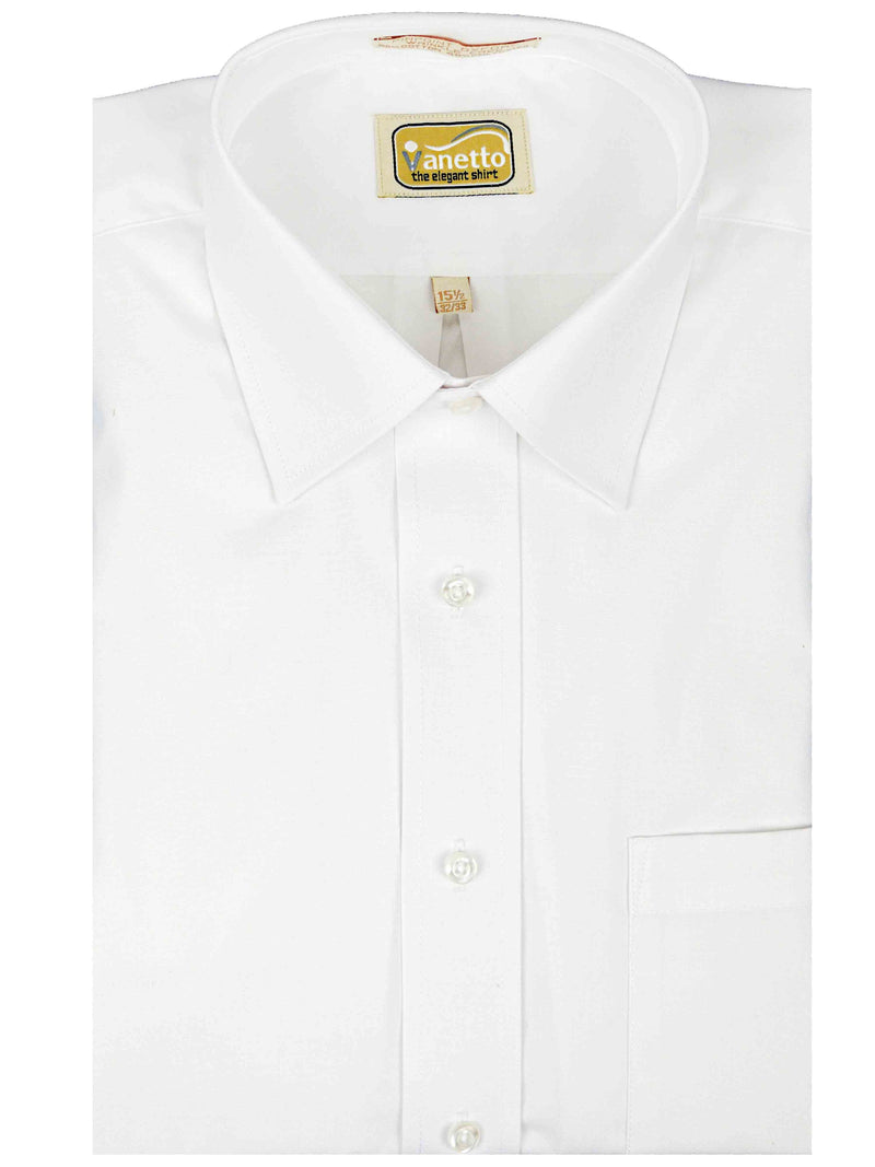 Mens Venetto Cotton Blend Pinpoint Shirt (L/R)