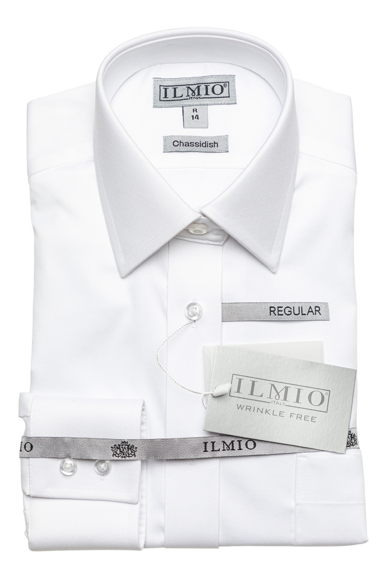 Boys -  Ilmio Silver Label -Poly Cotton Chassidish Shirt