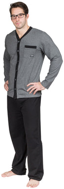 Mens Yugo Support Cotton Knit V Neck